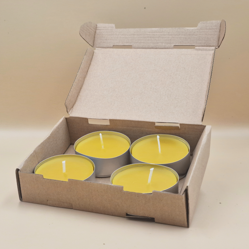 Zestaw tealight (4 duże sztuki)